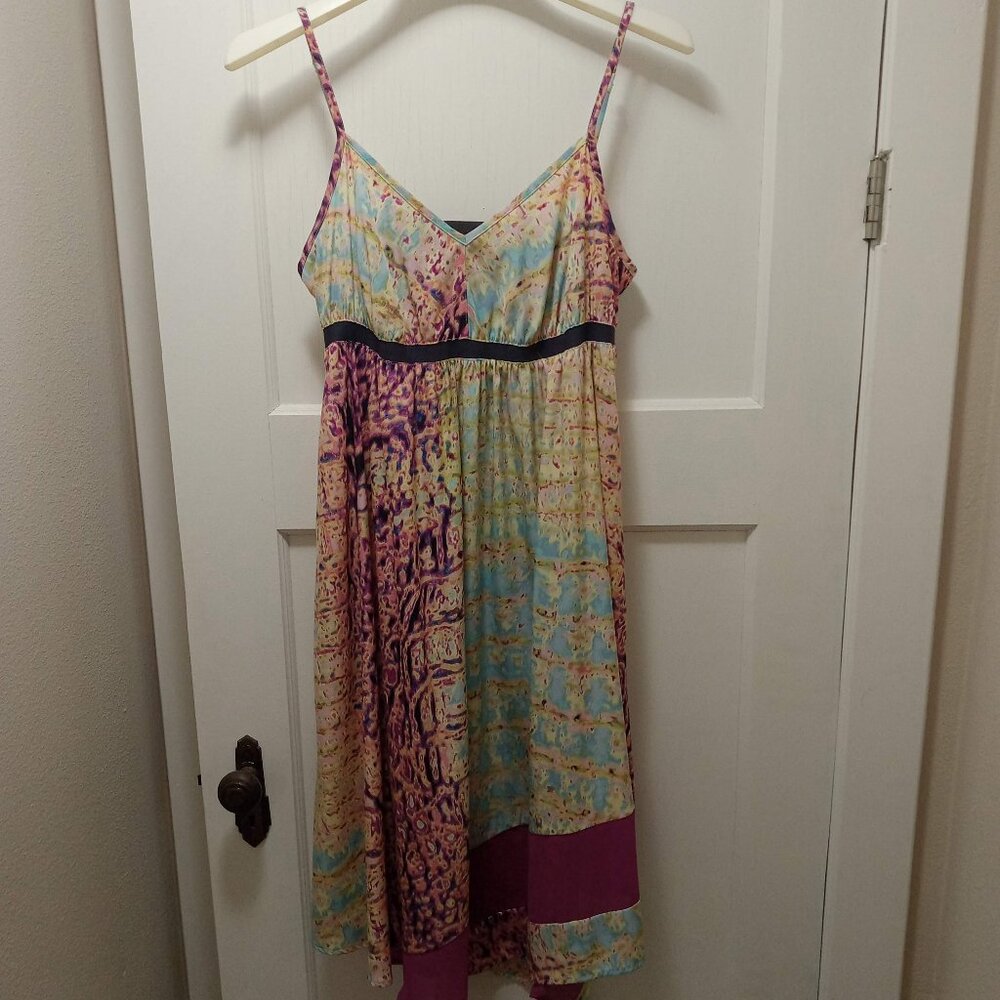 Simply Vera Sundress Multi Pattern Maxi Dress